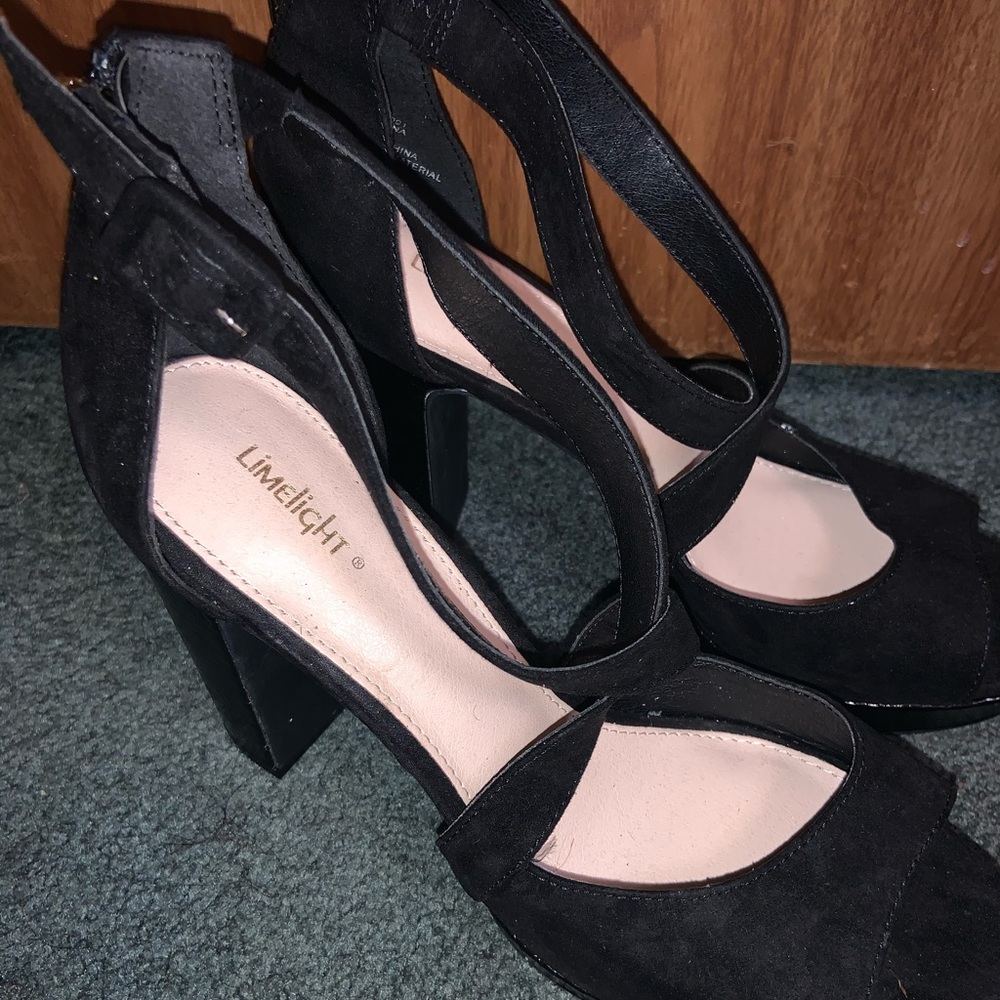 black heels